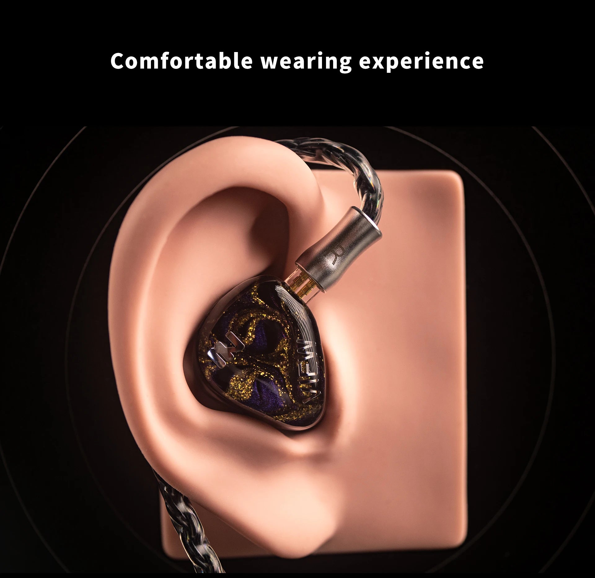 INTUAURA Splendor II IEM – 1DD HiFi In-Ear Monitor with Copper Cable