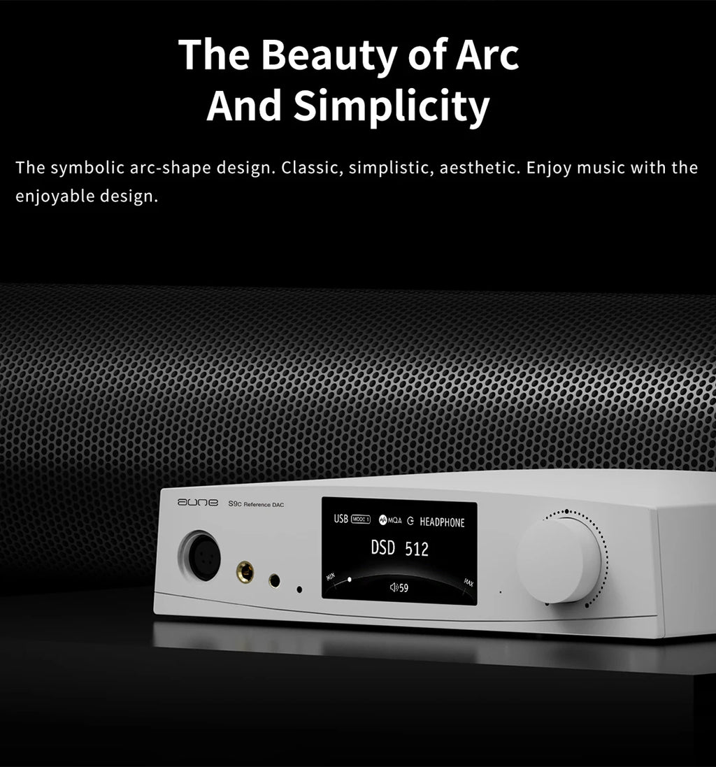 AUNE S9C PRO DAC Headphone Amplifier | ES9068AS Desktop HiFi