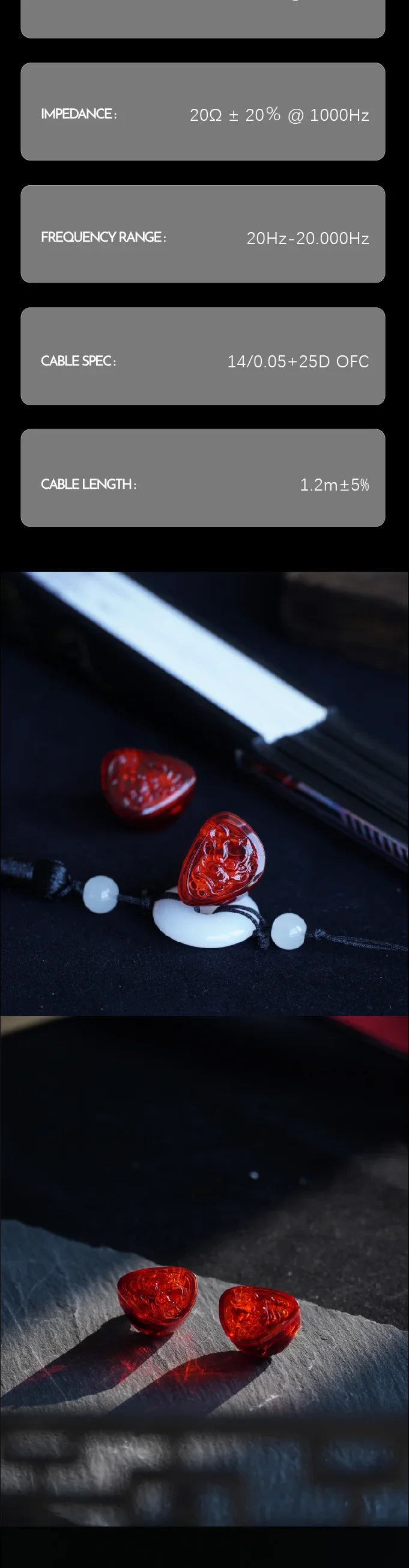 TANGZU Wan’er SG II Red Lion IEM – Bass-Enhanced Single Dynamic Driver Earphones