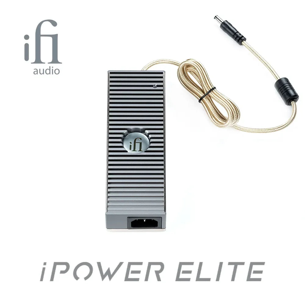 iFi iPower Elite DC Low Noise Power Adapter – Active Noise Cancellation, HiFi Power Supply for DAC & Headphone Amps