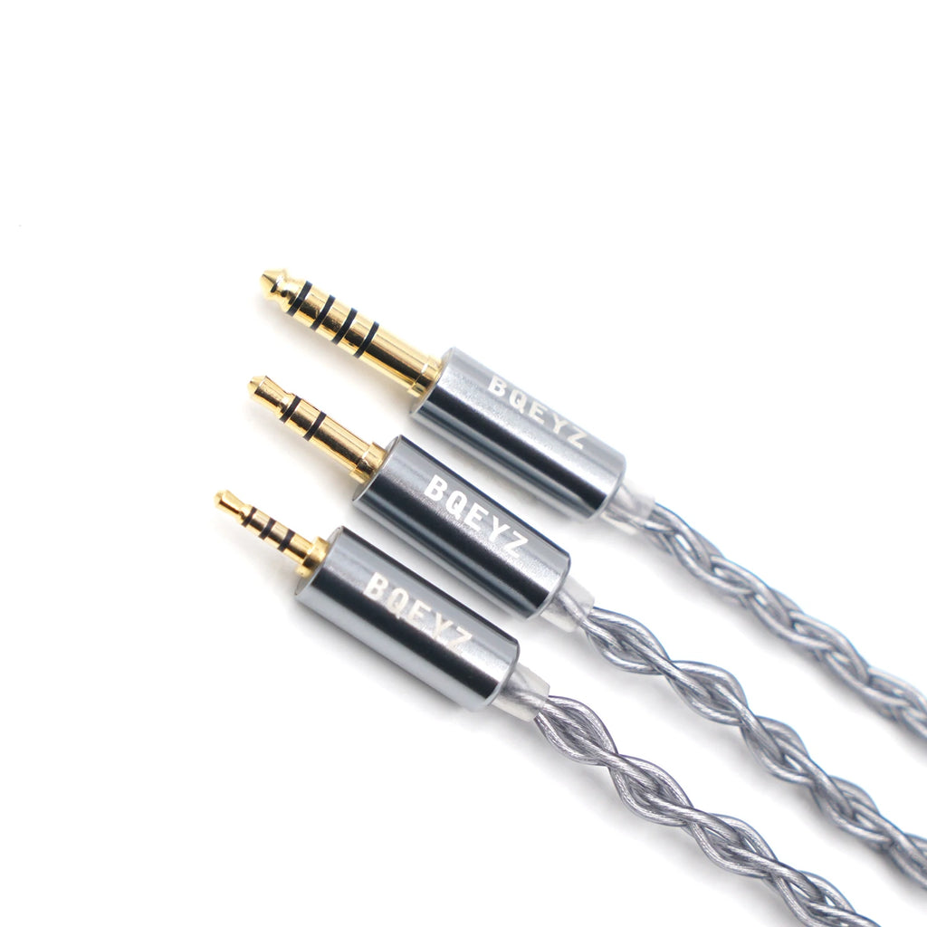 BQEYZ Winter Rime 0.78mm 2-Pin Silver-Plated Copper Detachable IEM Cable