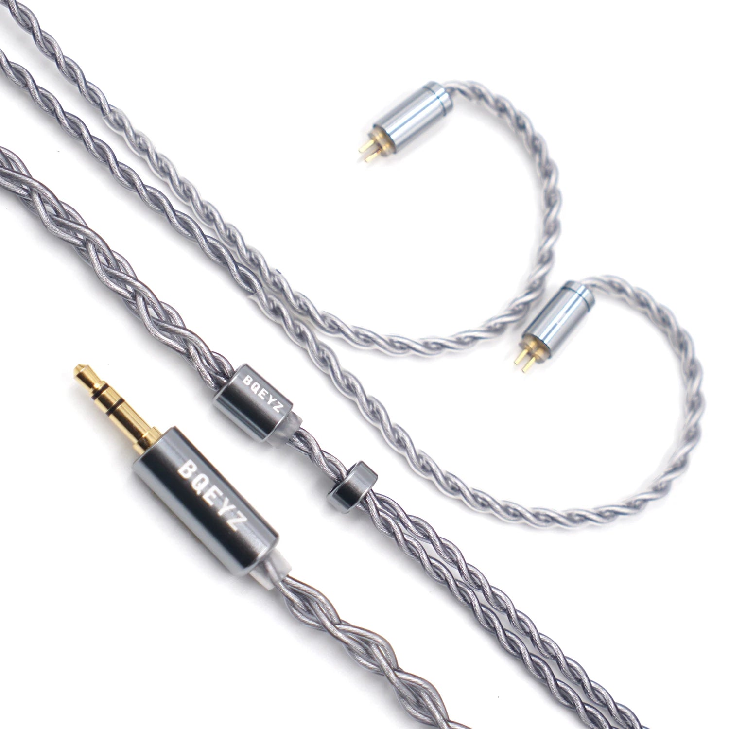 BQEYZ Winter Rime 0.78mm 2-Pin Silver-Plated Copper Detachable IEM Cable