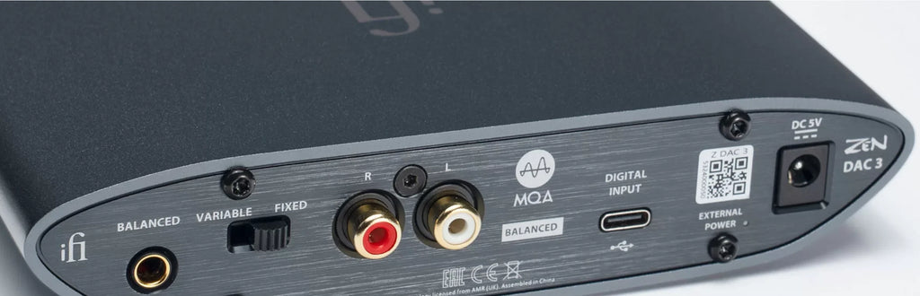 iFi ZEN DAC 3 Balanced USB DAC & Headphone Amplifier – Desktop Hi-Res Audio, MQA, DSD512