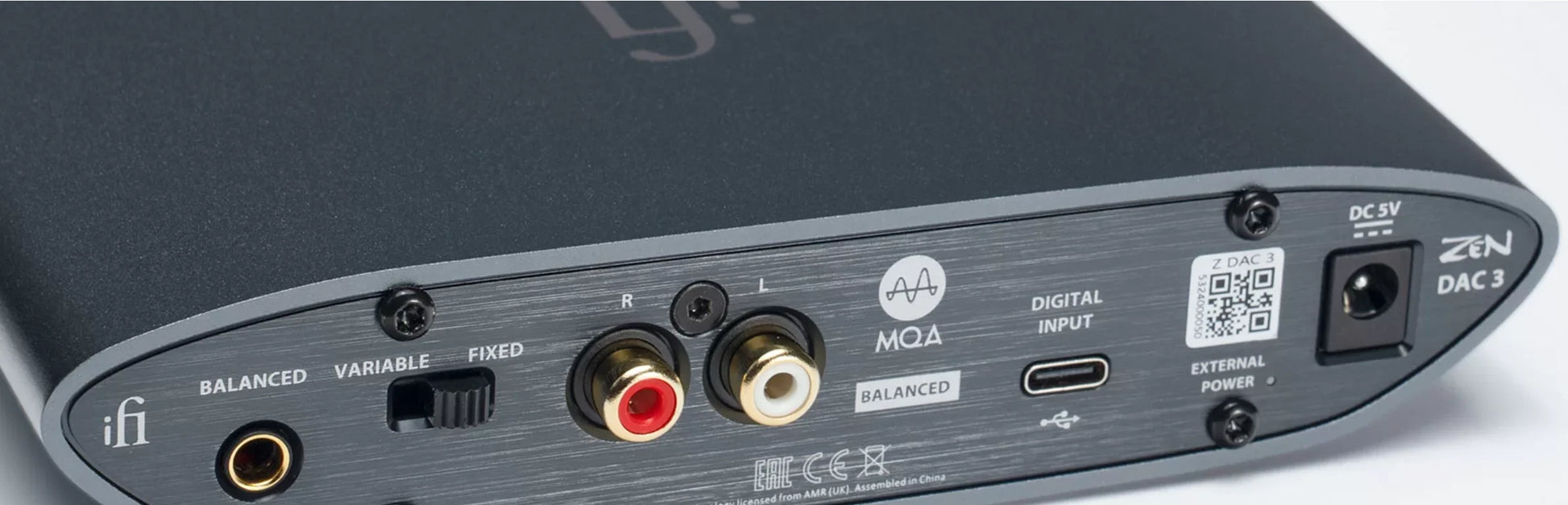 iFi ZEN DAC 3 Balanced USB DAC & Headphone Amplifier – Desktop Hi-Res Audio, MQA, DSD512