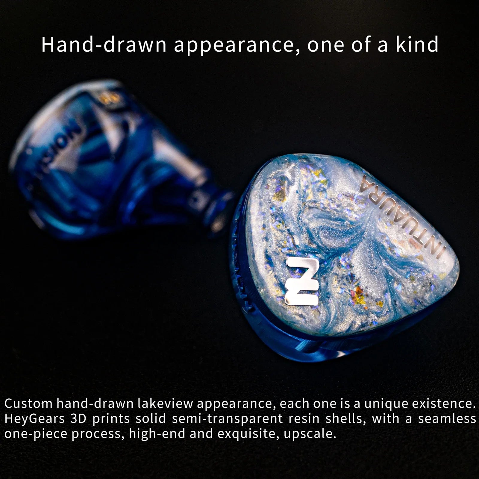 INTUAURA Lakeview IEMs – HiFi Dynamic Driver Earphones for Audiophiles
