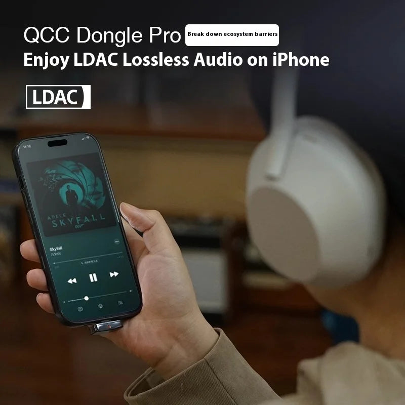 Questyle QCC Dongle Pro Bluetooth 5.4 Transmitter – LDAC Lossless, Snapdragon Sound, aptX Support