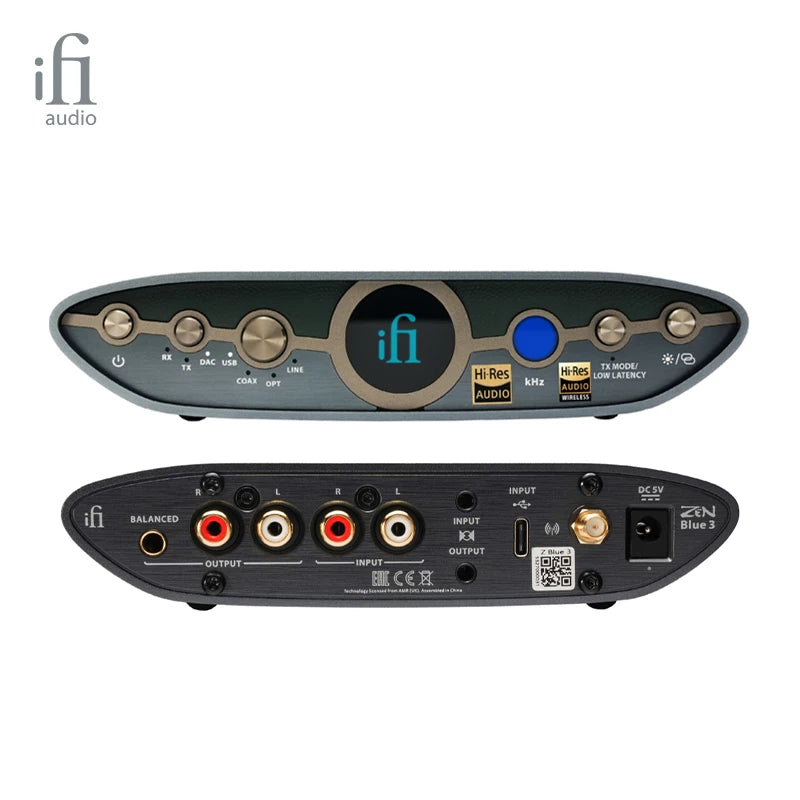 iFi ZEN Blue 3 HiFi Bluetooth Receiver & Transmitter – Qualcomm Lossless, High-Resolution Wireless Audio