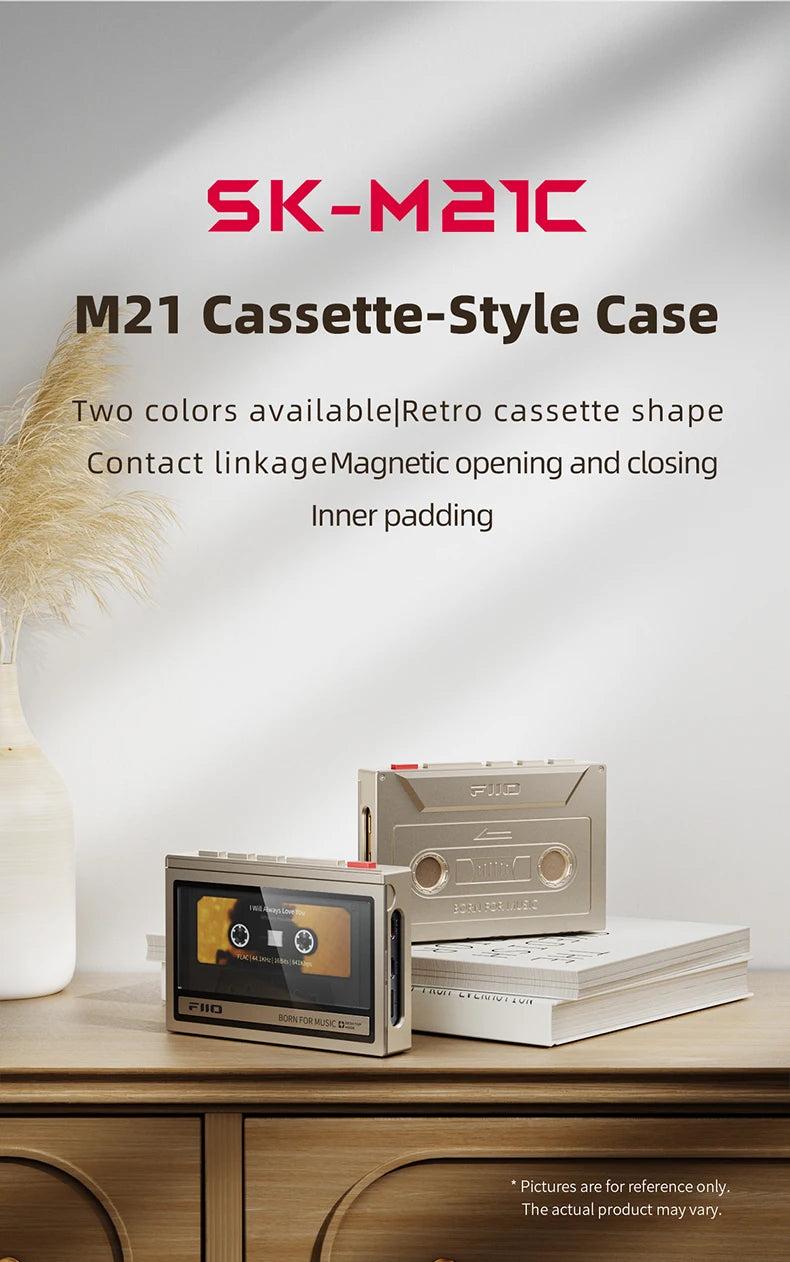 FiiO SK-M21C Protective Case for M21 Music Player – Cassette Style