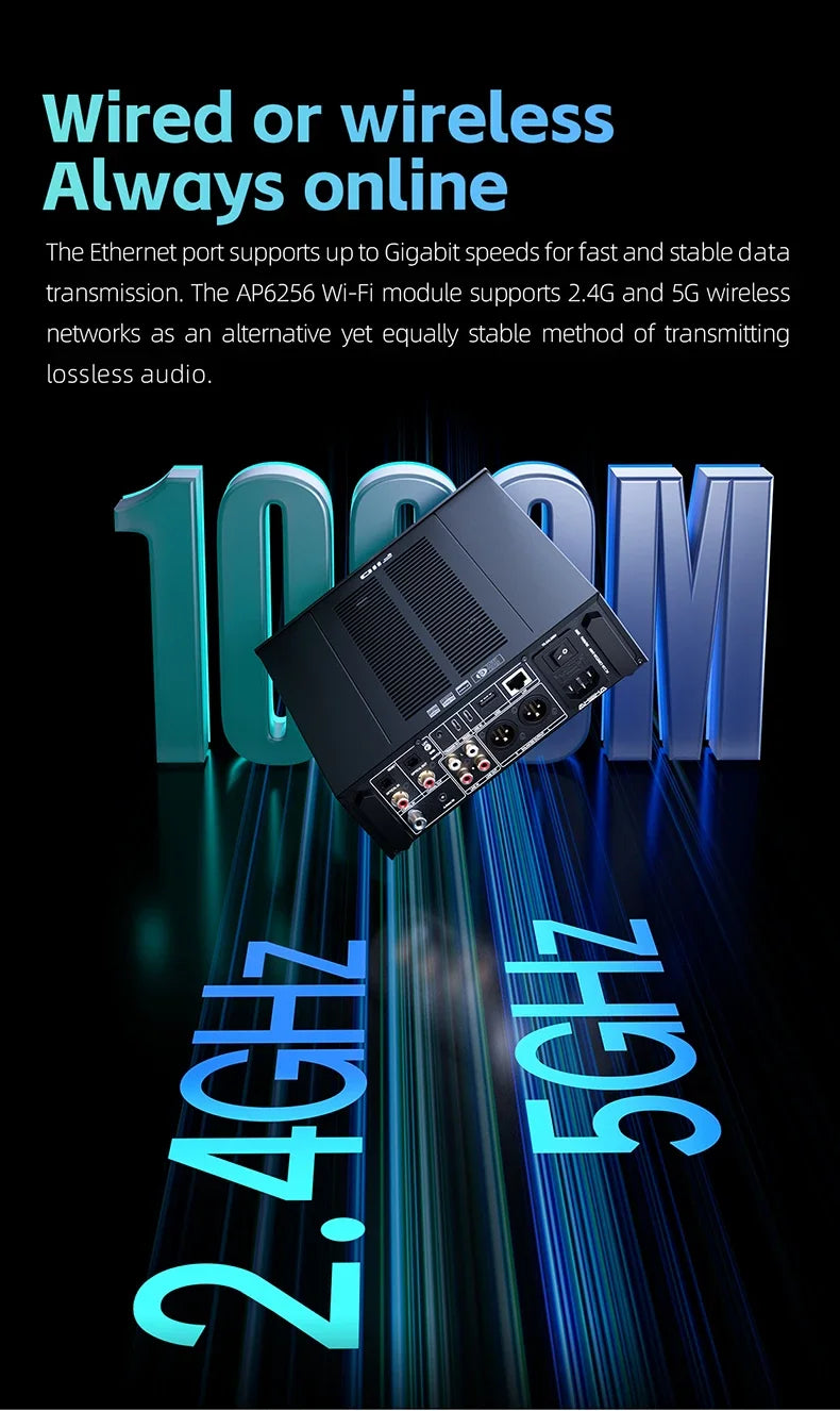 FiiO K17 Desktop DAC AMP Headphone Amplifier - Hi-Res Audio, Dual AK4499EX, MQA, DSD512, PCM768, 31-Band PEQ with Remote Control