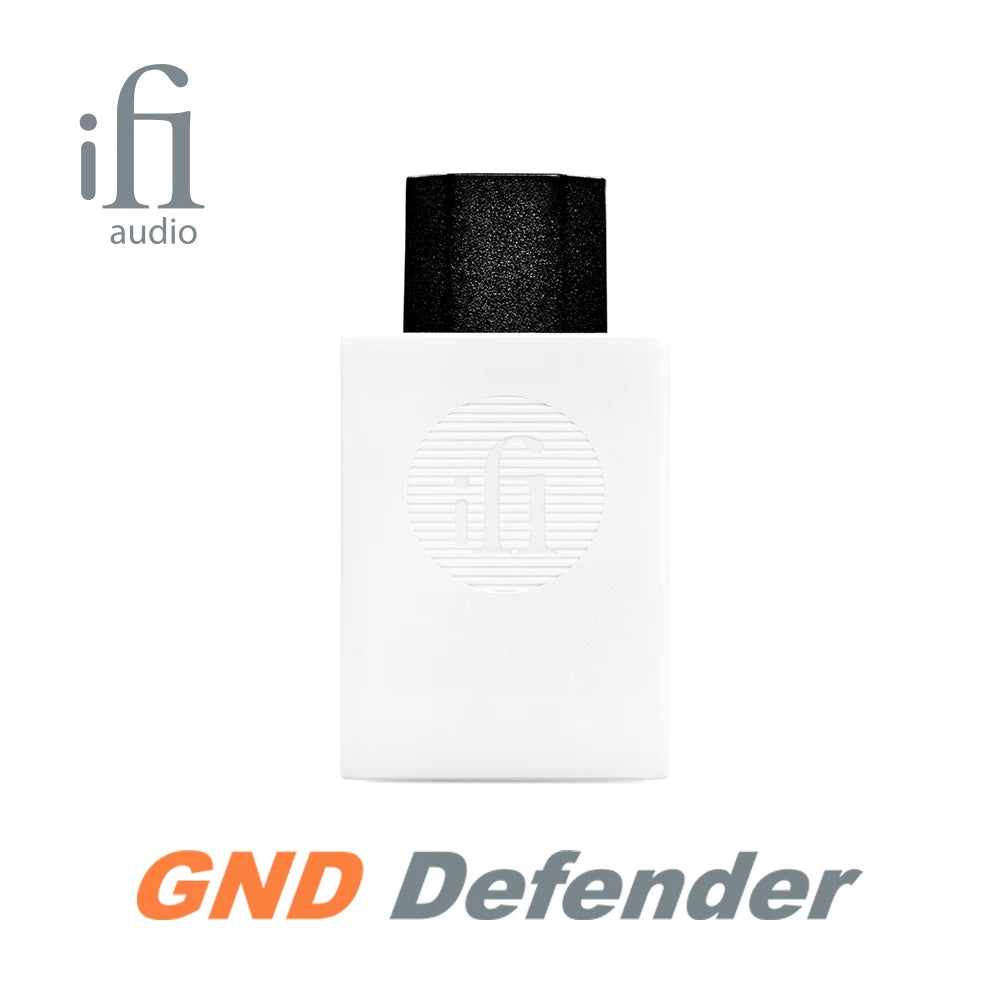 iFi GND Defender Intelligent Grounding Controller – Ground Loop Noise Reduction & EMI Shielding Power Plug