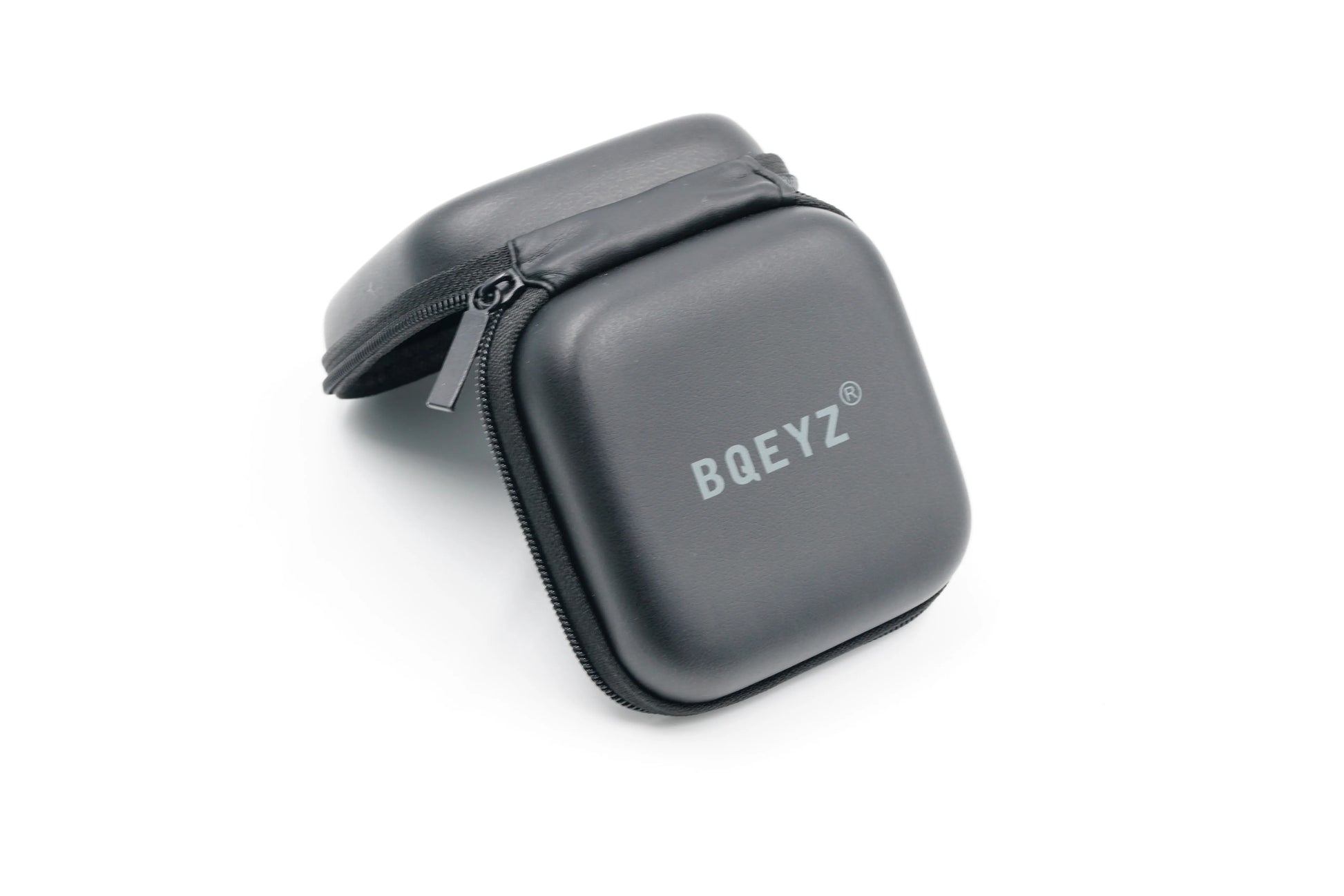 BQEYZ Earphone Cable Case – Portable PU Leather Storage Pouch