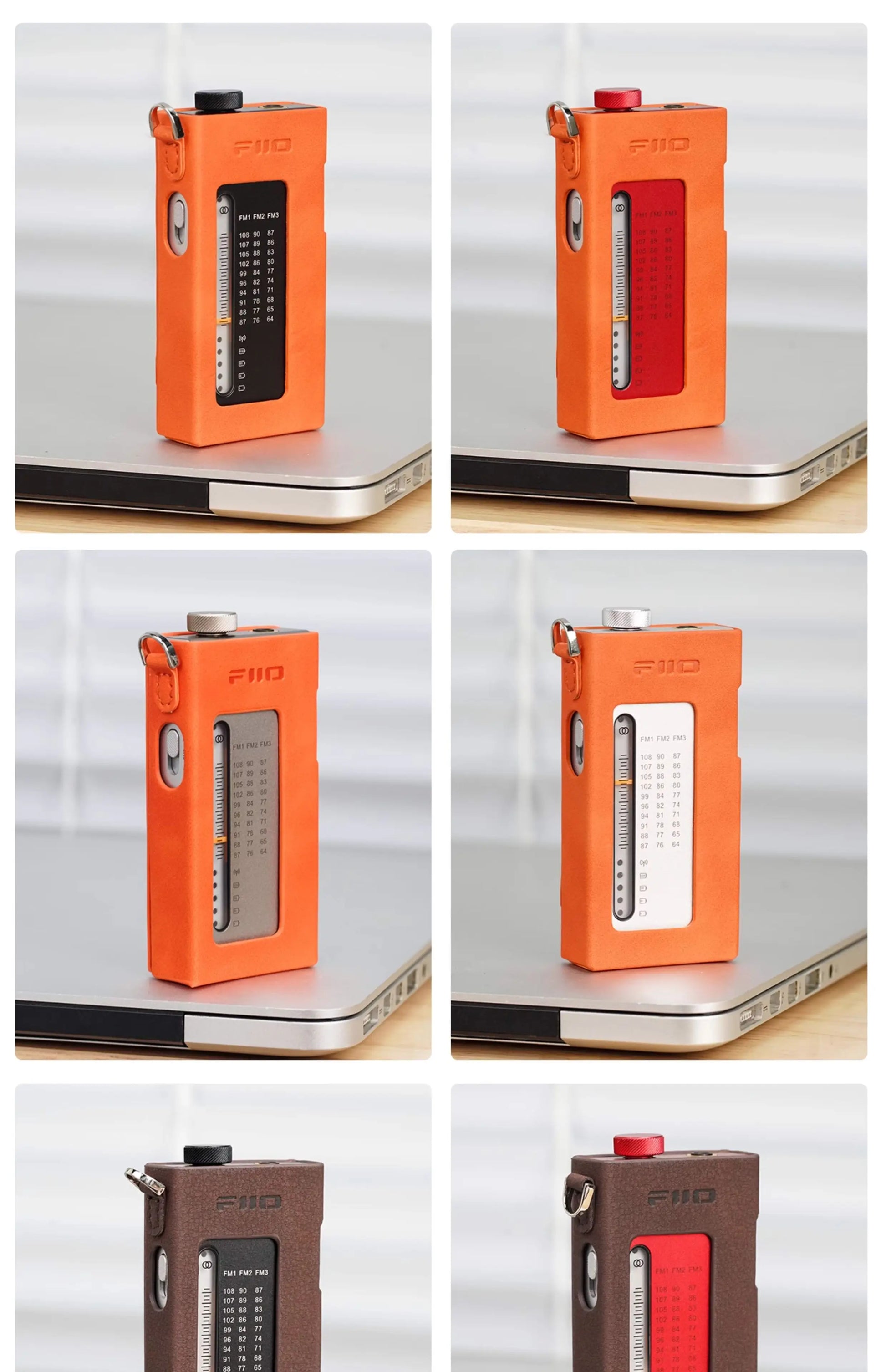 FiiO RR11 Portable HiFi FM Radio Receiver - Analog PVR Tuning, Enhanced Bass, 3D Surround Sound, 64-108MHz Coverage