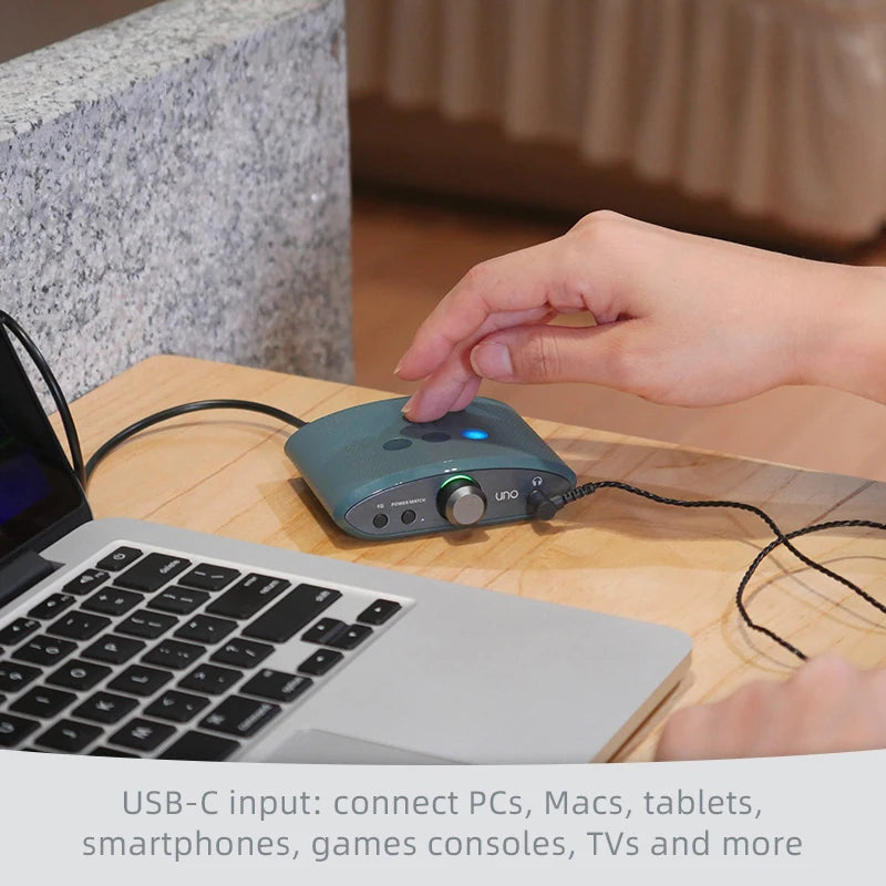 iFi Audio uno USB-C DAC & Headphone Amp – Hi-Res ES9219, PCM, DSD, MQA