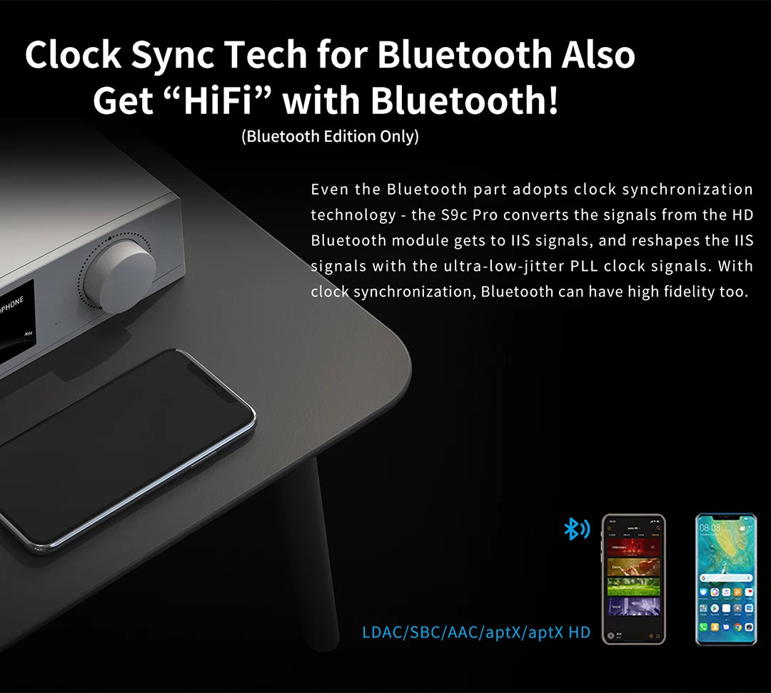 AUNE S9C PRO DAC Headphone Amplifier | ES9068AS Desktop HiFi