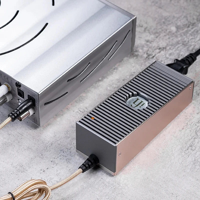 iFi iPower Elite DC Low Noise Power Adapter – Active Noise Cancellation, HiFi Power Supply for DAC & Headphone Amps