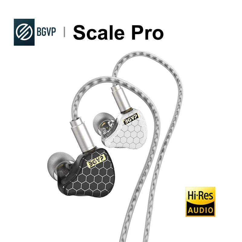 BGVP Scale Pro 1DD+1BA Hybrid Driver In-Ear Monitor Earphone