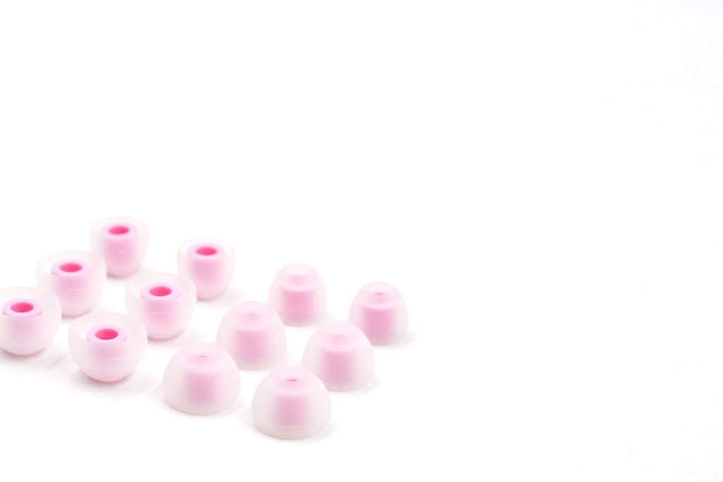 BQEYZ Pink Eartips | Soft Silicone In-Ear Tips Replacement for IEMs