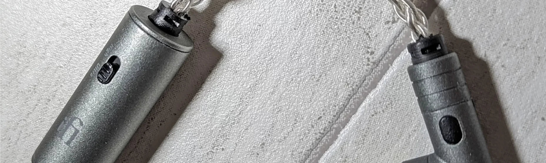 iFi iEMatch+/4.4 Lossless Headphone Impedance Matcher Noise Reduction Attenuator Equalizer 2.5/3.5 to 4.4 mm Headphone Adapter