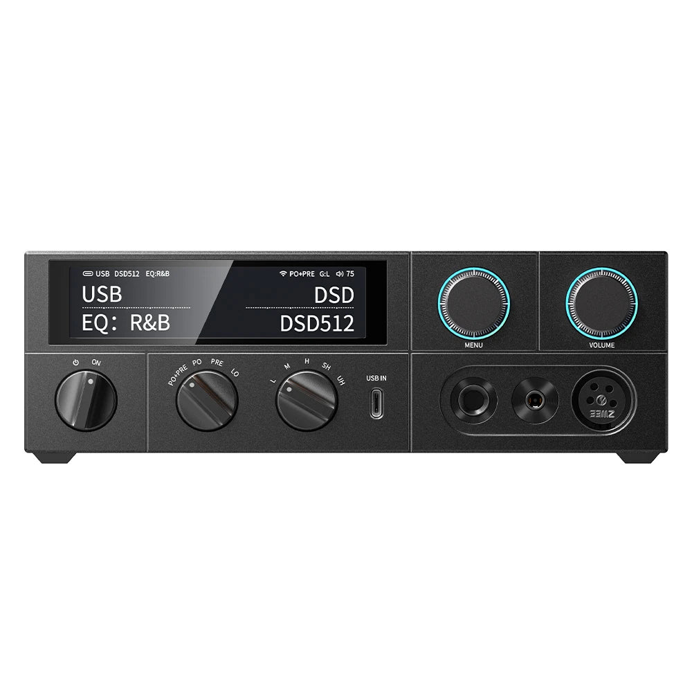 FiiO K15 Desktop DAC AMP Headphone Amplifier Full MQA PEQ Hi-Res Audio dual AK4497S chips DSD512 PCM768 Bluetooth LDAC