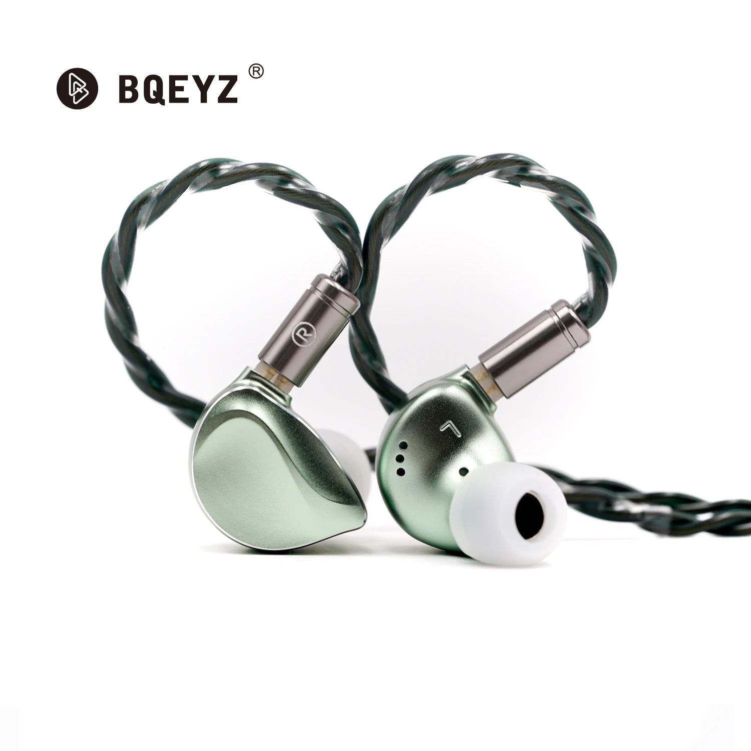 BQEYZ Winter 2 IEM HiFi Wired Earphones - Gaming Earbuds with 3.5mm/4.4mm Copper Cable
