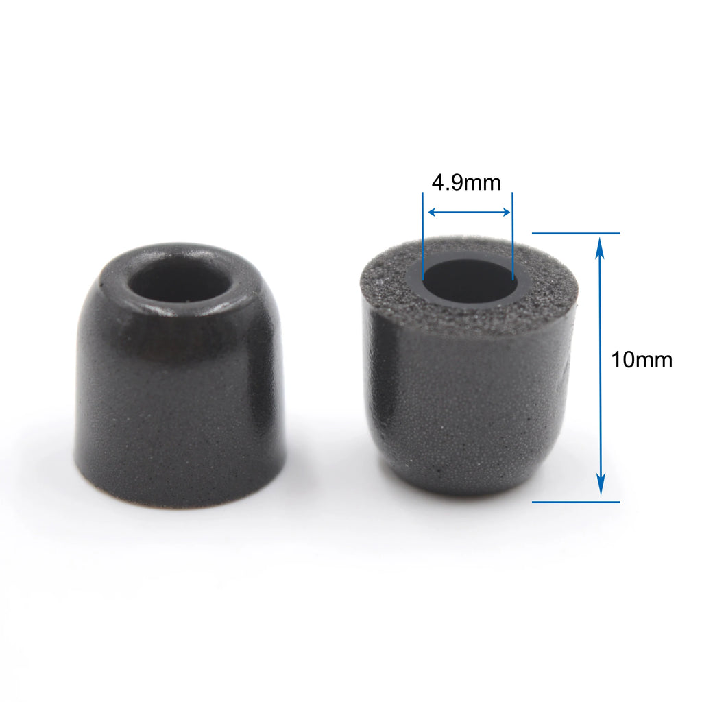 BQEYZ T2 Memory Foam Eartips – 6pcs S/M/L Replacement for IEMs