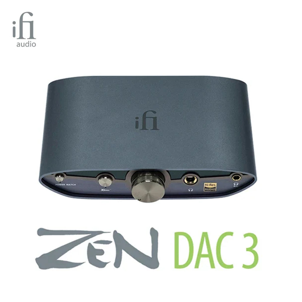 iFi ZEN DAC 3 Balanced USB DAC & Headphone Amplifier – Desktop Hi-Res Audio, MQA, DSD512