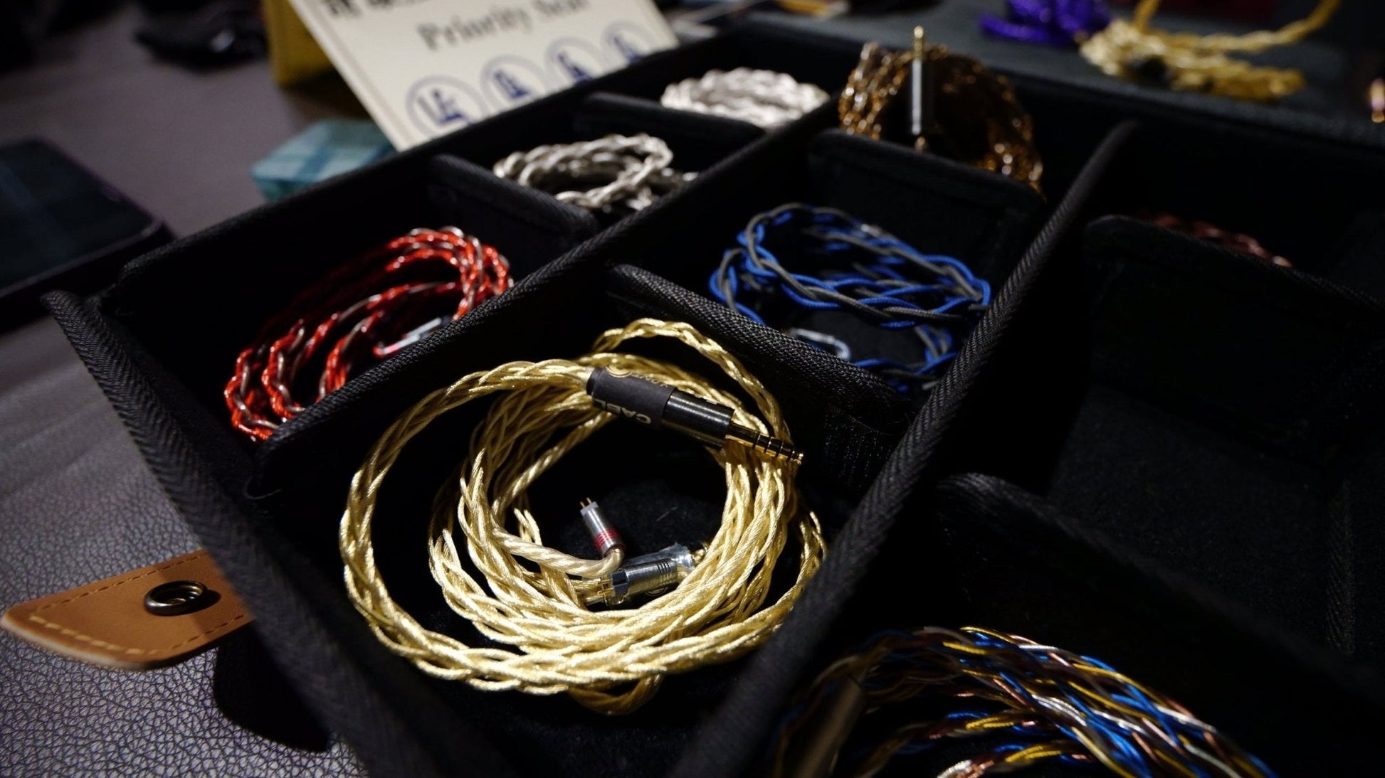 XONE Longyin Headphone Upgrade Cable - Gold, Silver, Copper, Palladium, and Gold Alloy Hybrid