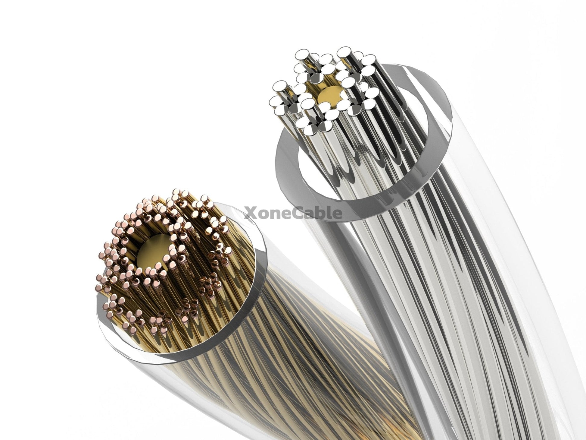 XONE Longyin Headphone Upgrade Cable - Gold, Silver, Copper, Palladium, and Gold Alloy Hybrid