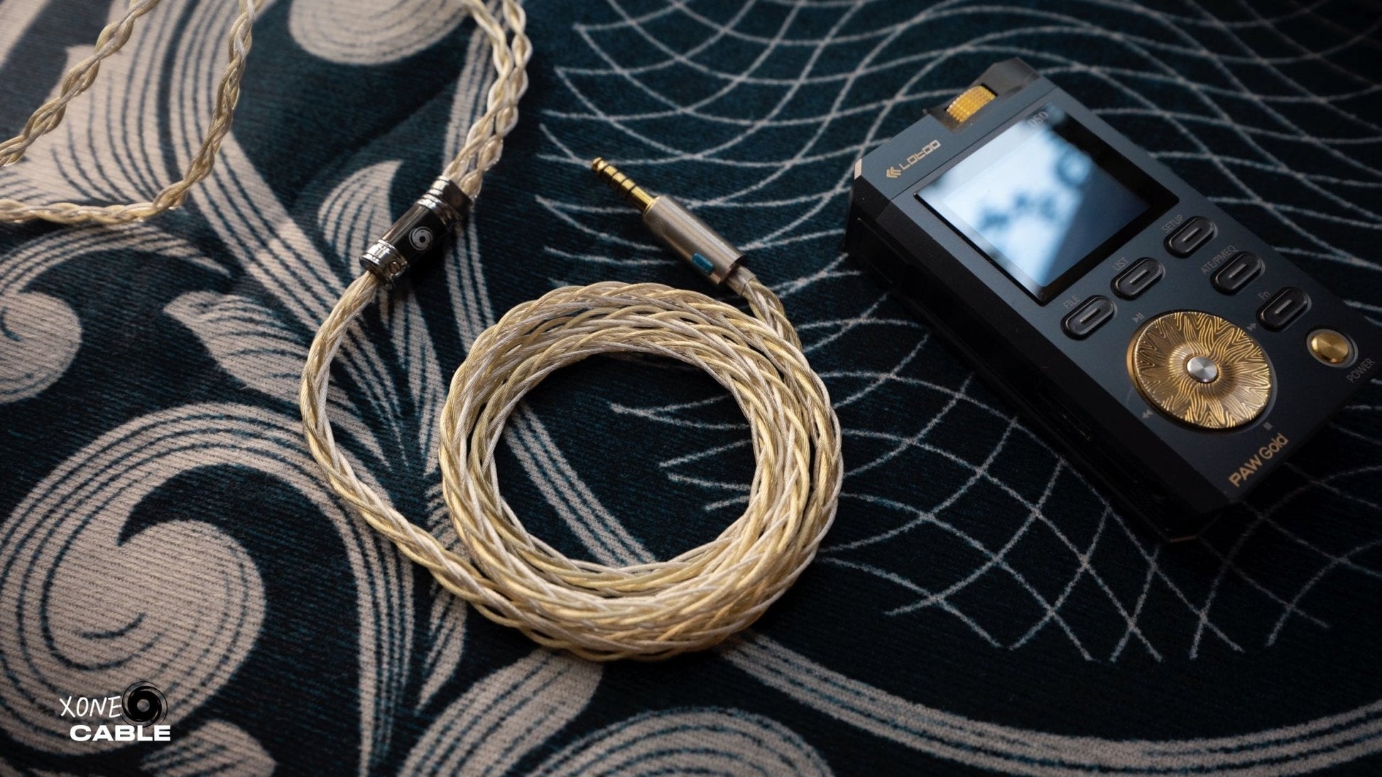 XONE Longyin Headphone Upgrade Cable - Gold, Silver, Copper, Palladium, and Gold Alloy Hybrid