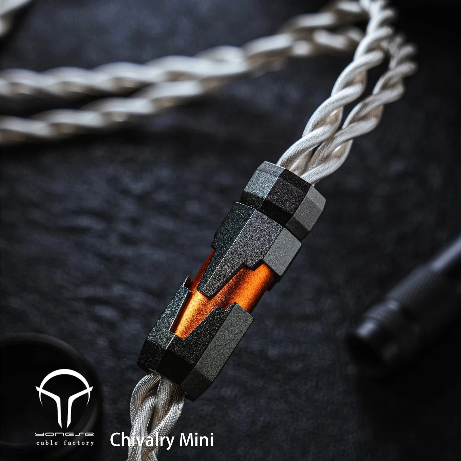YONGSE Chivalry Mini High Purity Single Crystal Silver-plated Copper Earphone Cable