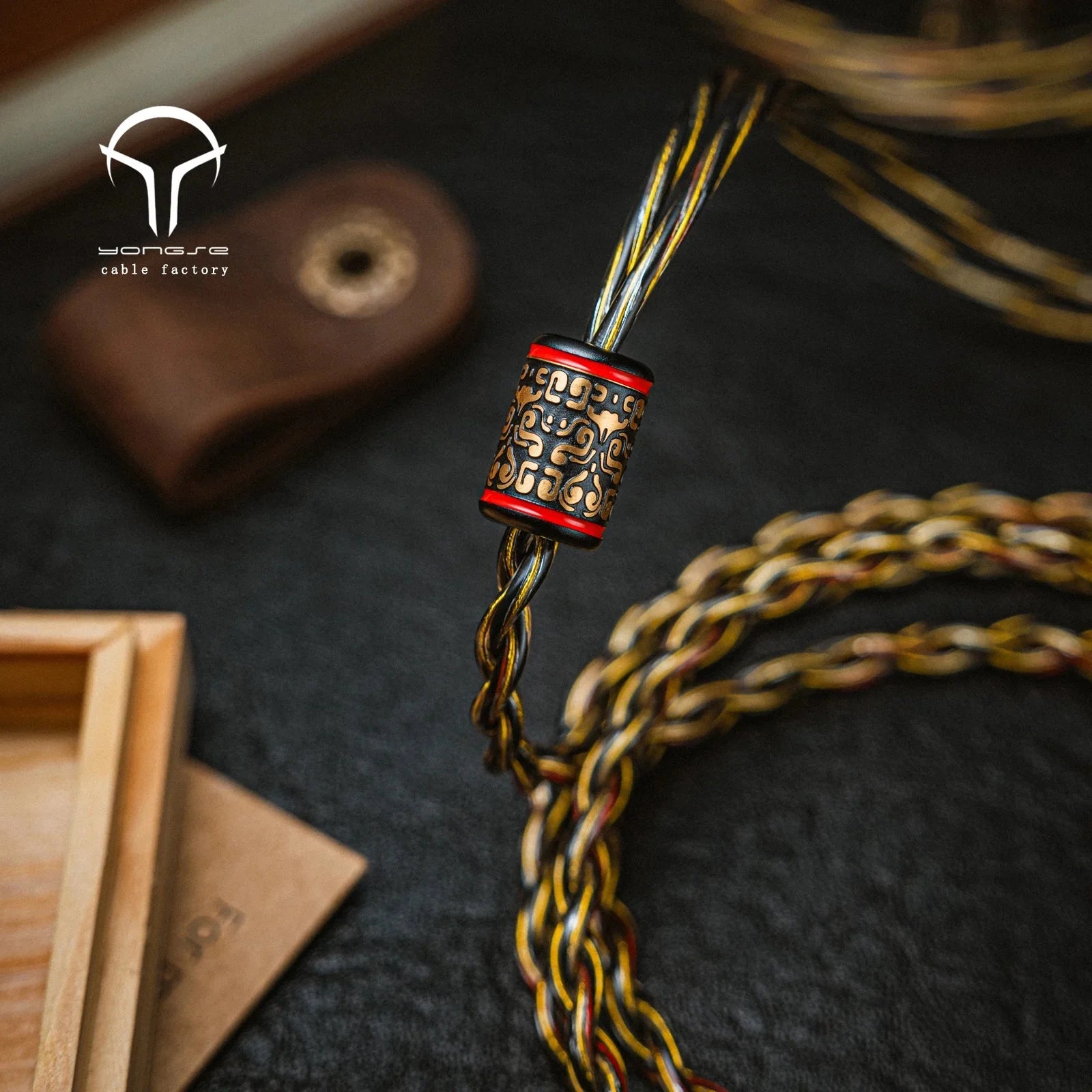 Yongse Ruyi Rod Pure OCC Copper with Silver plating Earphones Upgrade Cable