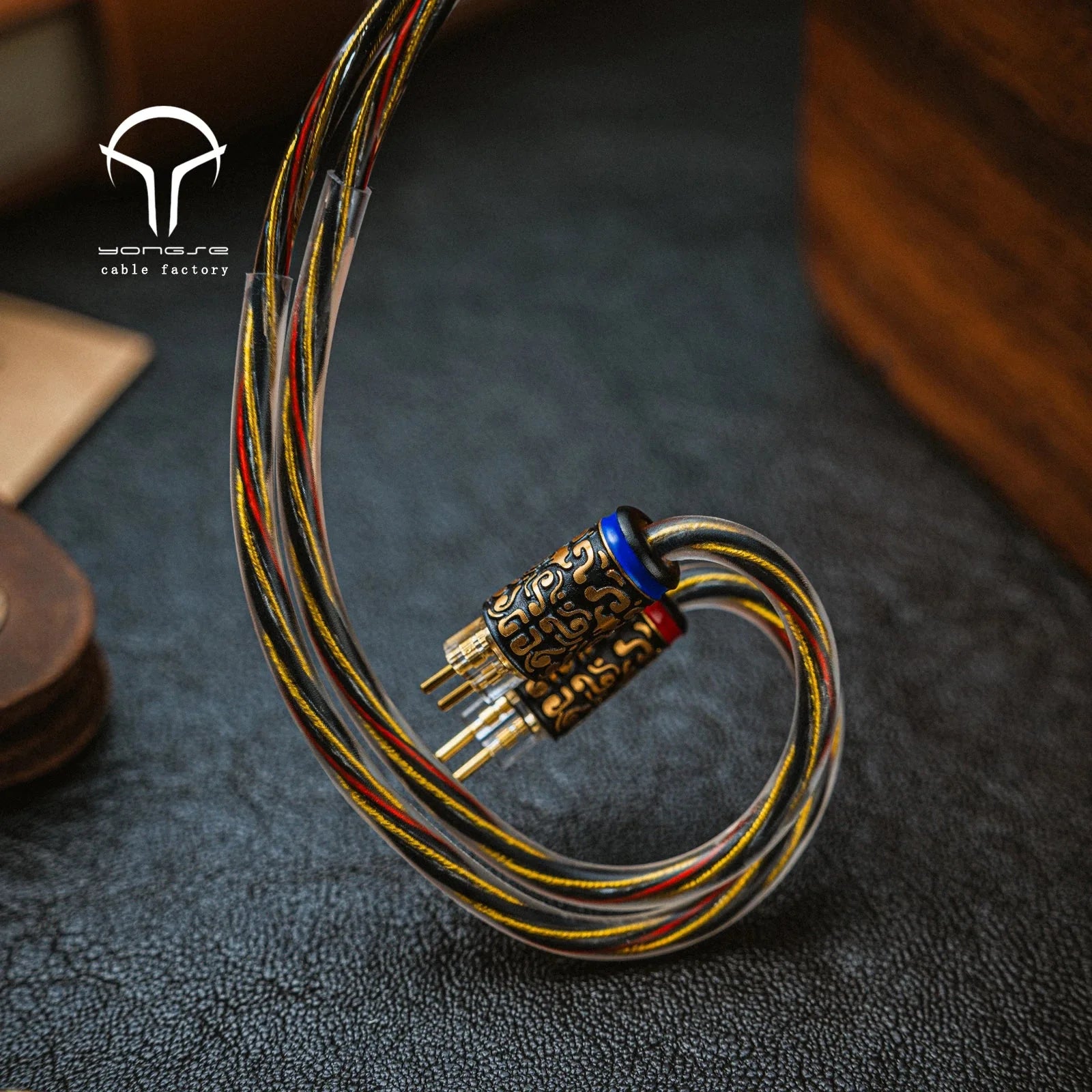 Yongse Ruyi Rod Pure OCC Copper with Silver plating Earphones Upgrade Cable