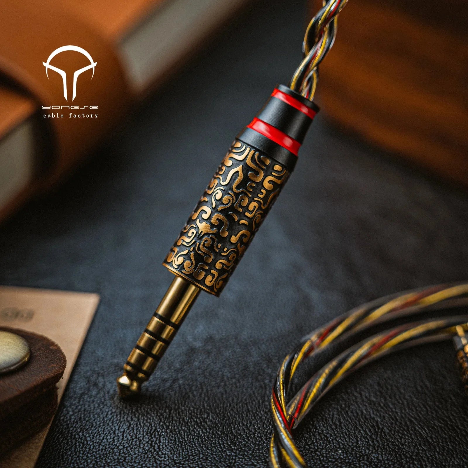 Yongse Ruyi Rod Pure OCC Copper with Silver plating Earphones Upgrade Cable